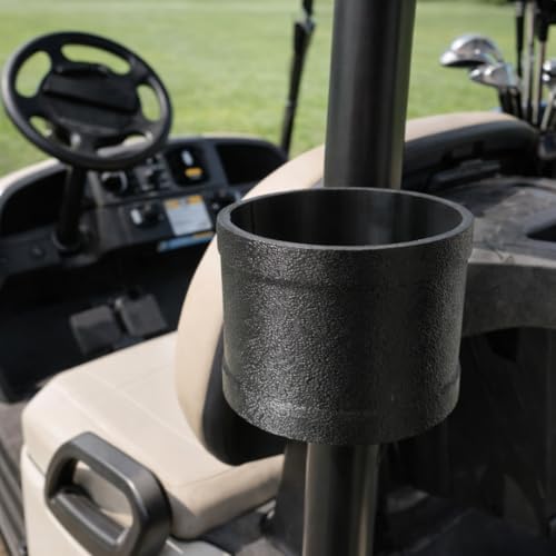 Chatelet Universal Cup Holder with Strap-On Design | Adjustable Drink Holder for Boats, Golf Carts, Pool Umbrellas, Strollers & More | Fits Cans, Bottles & Tumblers | Made in USA (Gray, Cup) - color: Gray, Cup