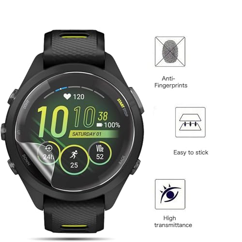 6 Pack Film for Garmin Forerunner 265s (42mm) Screen Protector (Clear*6)