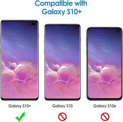 YZB Magnetic for Samsung Galaxy S10+ (Plus) Case, Clear | Compatible with MagSafe | Slim Fit Lightweight Shockproof, Military-Grade Protection, Yellowing Resistant Scratch-Resistant Back - color: Crystal Clear, size: Galaxy S10 Plus