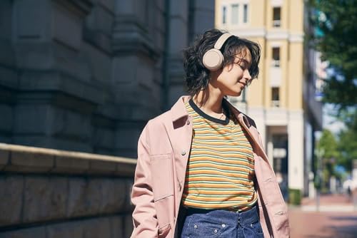 Sony WH-CH520 Wireless On-Ear Bluetooth Headphones with Mic, Cappuccino - color: Cappuccino