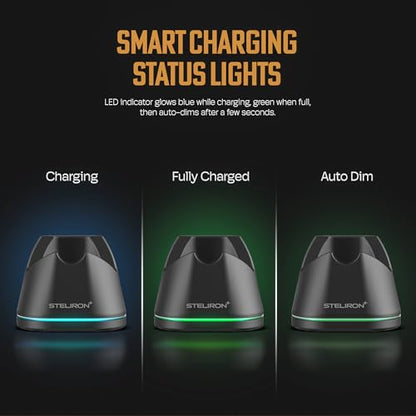 Charging Stand for Manscaped The Lawn Mower 3.0 Plus (USB Cable) Replacement Charger Dock with LED Indicator - size: Lawn Mower 3.0 Plus