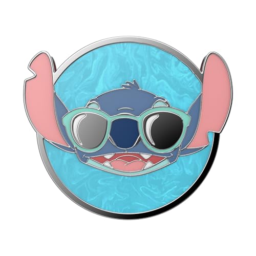 PopSockets Adhesive Phone Grip, Holder, Phone Stand, Disney Lilo & Stitch - Enamel Suns Out Stitch - color: Suns Out Stitch, style: Adhesive