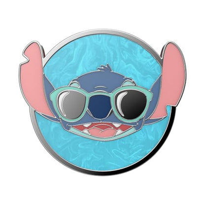 PopSockets Adhesive Phone Grip, Holder, Phone Stand, Disney Lilo & Stitch - Enamel Suns Out Stitch - color: Suns Out Stitch, style: Adhesive