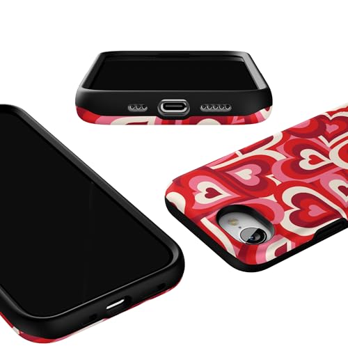 Casely iPhone 16e Case | Love Song Remix | Ombre Hearts | Bold Protective Design | Compatible with MagSafe - color: Love Song Remix | Ombre Hearts