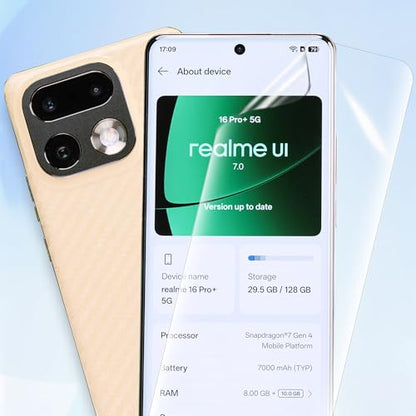 Ibywind for Realme 16 Pro+ Screen Protector,2-Pack,Hydrogel Film with Camera Lens Protector,Easy Installation Tool,Bubble-Free,Fingerprint Unlock Compatible,Anti-Shatter,Anti-Scratch - size: Realme 16 Pro+ 6.8 inches