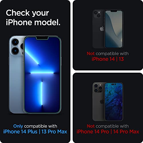 Spigen GlasTR EZ FIT Privacy Screen Protector for iPhone 14 Plus/13 Pro Max - size: iPhone 14 Plus / iPhone 13 Pro Max