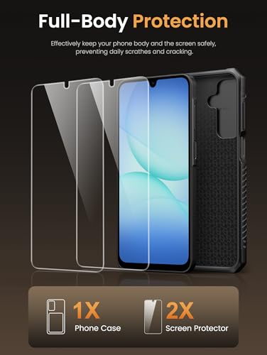 Vihibii for Samsung Galaxy A17 5G Phone Case Wallet with Card Holder, Black - color: Black, size: Samsung Galaxy A17