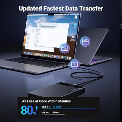 UGREEN 10Gbps USB C to Micro B Cable 1.5FT for External Hard Drive - size: 1.5 FT