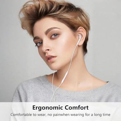 1Pack USB C Earphones, Type C Headphones Wired Ear Phones, Type C In Ear