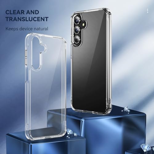 DEERLAMN Clear Phone Case for Samsung Galaxy A57, Transparent Anti-Scratch Non-Yellowing Ultra Slim Fit Shockproof Drop Protection Phone Cover - size: Samsung Galaxy A57
