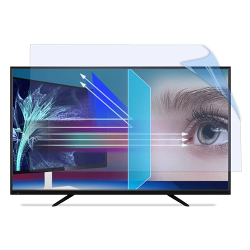 50 Inch Anti Glare tv Screen Cover, TV Screen Protector Frosted Anti Glare Film Blue Light Dustproof Scratch Filter, New Protect Your Eyes, Reduce Eye Fatigue, 50Inch (1095 * 616mm)