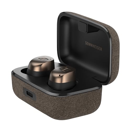 Sennheiser Momentum True Wireless 4 Smart Earbuds with Bluetooth 5.4, Crystal-Clear Sound, Comfortable Design, 30-Hour Battery Life, Adaptive ANC, LE Audio and Auracast - Black Copper - color: Black