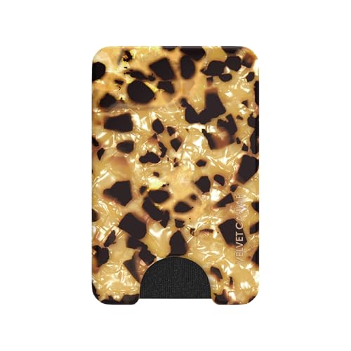 VELVET CAVIAR compatible with MagSafe Wallet - Magnetic Card Holder - color: Blonde Tortoise Shell