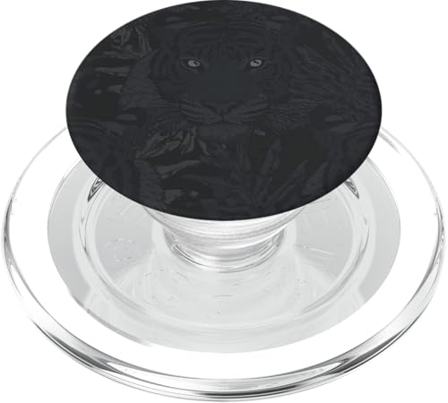 Black Tiger PopSockets PopGrip for MagSafe - style: Magnetic PopGrip
