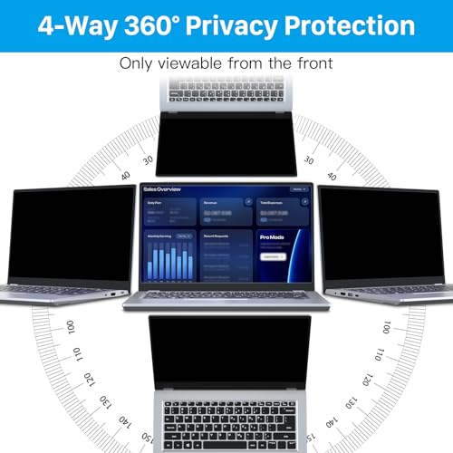 STARY 360° Laptop privacy screen protector 16 inch 16:10 Ratio (1920x1200) - size: 16 inch 16:10