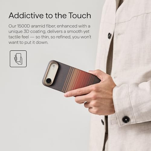 pitaka for iPhone Air Case with Caseless Touch Feeling, Ultra Slim-Sunset - color: Sunset