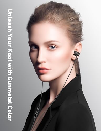 iMangoo for Apple MFi-Certified Wired Earbuds for Lightning Headphones - color: Gunmetal