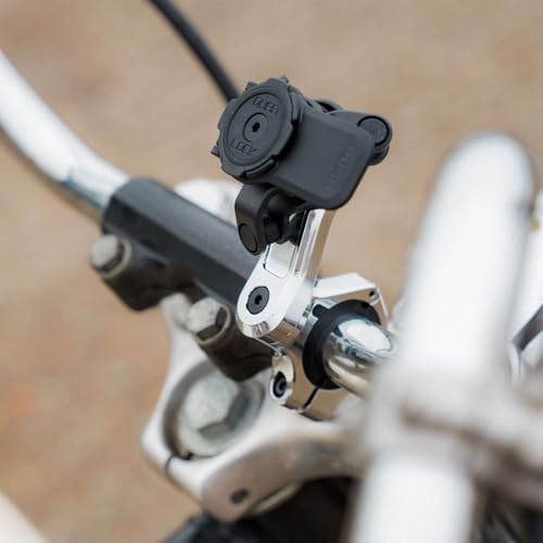 Quad Lock Motorcycle Handlebar Mount PRO Chrome for iPhone, Samsung Galaxy and Pixel Smartphone - size: Handlebar Mount PRO Chrome