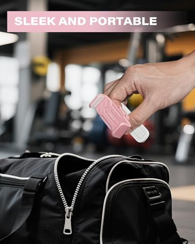 APPS2Car Gym Magnetic Phone Holder, 360 Adjustable, Compatible with 4.7-6.5" Smartphones, Alloy Base and Joint, Gym Accessories for Women, Pink - size: Pink - 1 Pack