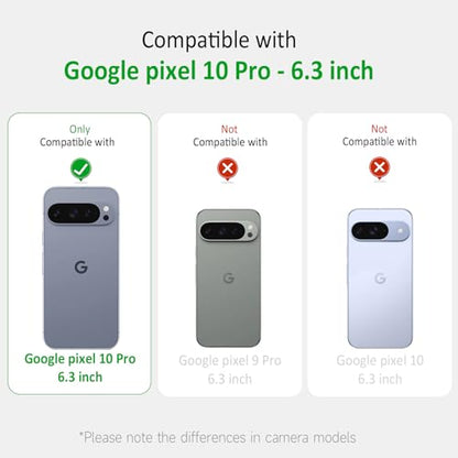 for Google Pixel 10 Pro Crossbody Case Clear Neck Hanging Strap Adjustable Shoulder Lanyard Phone Cover Women Girls Soft TPU Slim Anti-Drop Protection Mobile Case for Pixel 10 Pro - Rainbow - size: for Google Pixel 10 Pro
