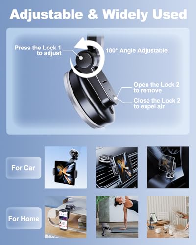 Z Fold 8 Car Mount Accessories, Secure Clamp, Suction Cup - style: Dash