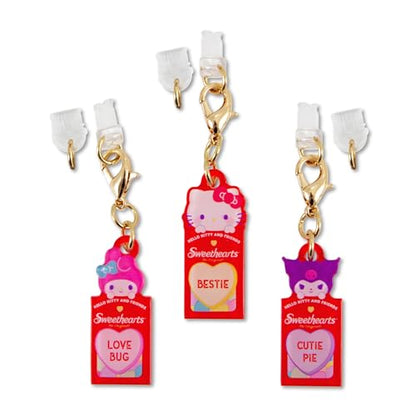 Sonix x Sanrio Dust Plugs - USB C + Lightning Compatible - Charging Port Charms (3 Pack) | Hello Kitty and Friends x Sweethearts - Hello Kitty, My Melody, Kuromi - color: Sanrio x Sweethearts - Hello Kitty, My Melody, Kuromi