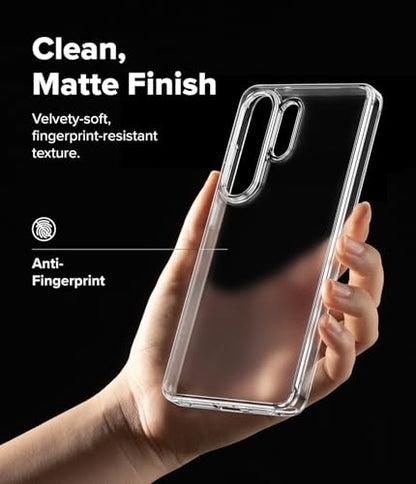 Ringke for Samsung Galaxy S26 Ultra Case [Fusion Matte Clear] | Oil & Dirt Resistant, Anti-Fingerprint Technology Prevents Oily Smudges, Frosted Coating Feels Velvety Soft - size: Galaxy S26 Ultra