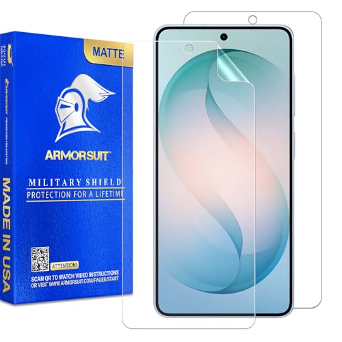 ArmorSuit 2 Pack Paper-Feel Texture Screen Protector for Samsung Galaxy S26 (6.3-Inch) Case Friendly, Fingerprint Unlock Compatible, MilitaryShield Matte Film - Made in USA - size: S26-M