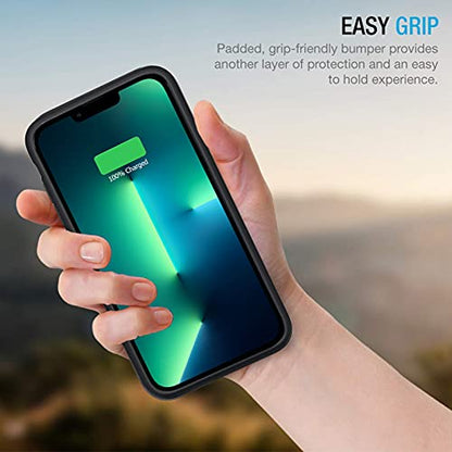Battery Case for iPhone 13 Pro Max, Enhanced 8500mAh Ultra Thin Portable Protective Smart Charging Case Compatible with iPhone 13 Pro Max (6.7 inch) Rechargeable Extended Battery Charger (Black) - size: iPhone 13 Pro Max