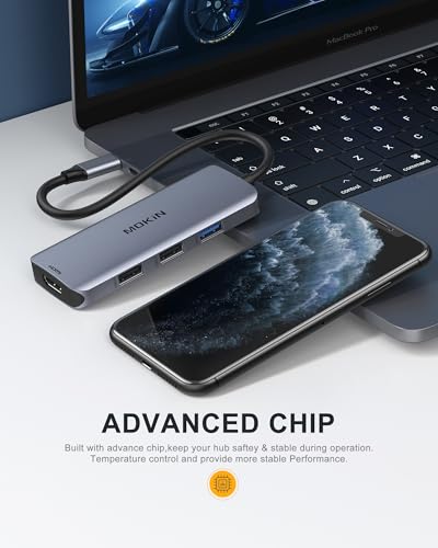 MOKiN USB C Docking Station Dual Monitor 2 HDMI for Dell/Lenovo/HP Laptop