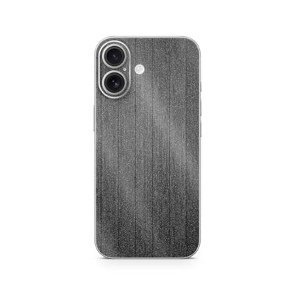 Glossy Glitter Phone Skin Compatible with Apple iPhone 17 - Black Wood - Premium 3M Vinyl Protective Wrap Decal Cover - Easy to Apply | Crafted in The USA by MightySkins - color: Black Wood, size: iPhone 17 (Back Wrap), style: Glossy Glitter Finish