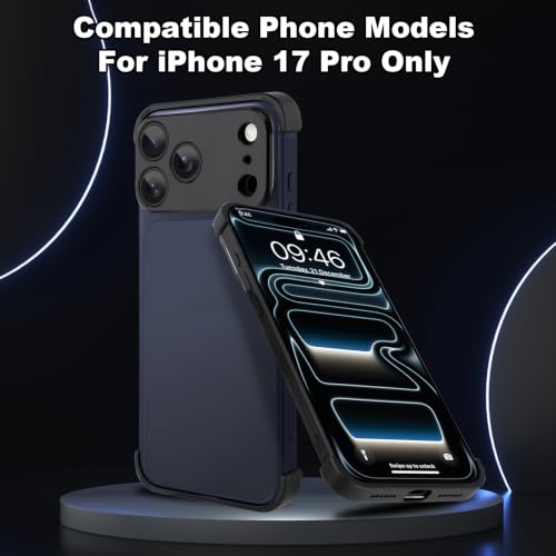 Phone Case Crafted for iPhone 17 Pro.Black - color: Black, size: iPhone 17 Pro