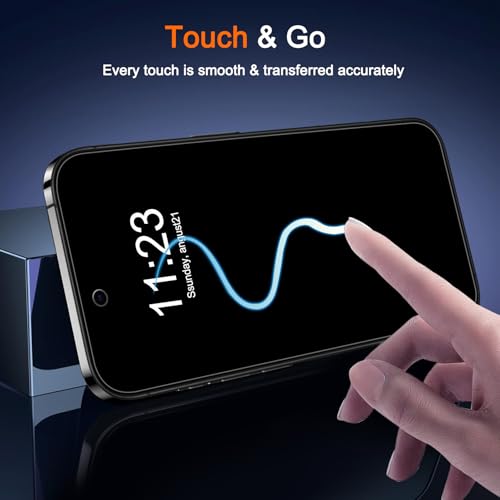 Milomdoi Privacy Screen Protector for iPhone Air, Tempered Glass - color: Dark