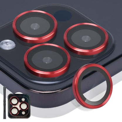 Camera Lens Protector for iPhone 14 Pro/14 Pro Max, Red - color: Red