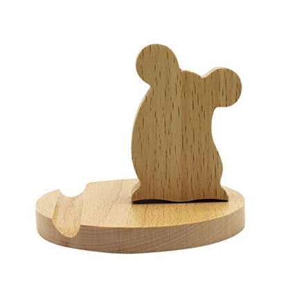 Cute Mouse Cell Phone Holder Stand Animal Smartphone Desk Holder for Mobile Phones Animal Phone Stand Desk Ornament - color: mouse