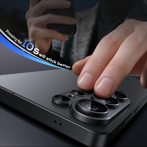 WSKEN for Samsung Galaxy S26 Ultra Camera Lens Protector - Full Coverage - color: Black