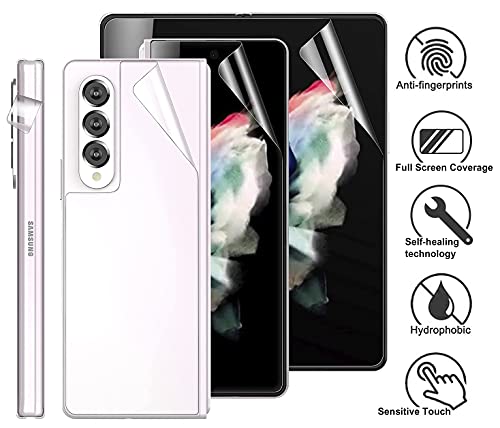 Screen Protector Wrap for Samsung Galaxy Z Fold 3 Phone - Clear