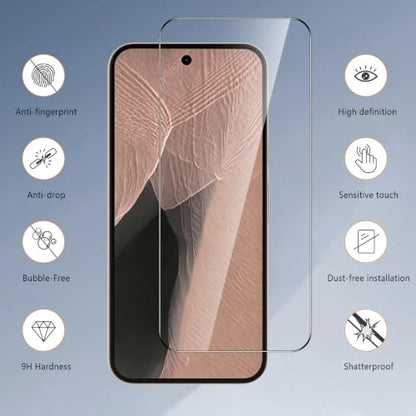 4 Pack for Google Pixel 11 Pro XL Screen Protector Tempered Glass, Military Grade Shatterproof, Fingerprint Unlock, Bubble Free, Anti Scratch Protection Film for Pixel 11 Pro XL, Case Friendly - size: Google Pixel 11 Pro XL