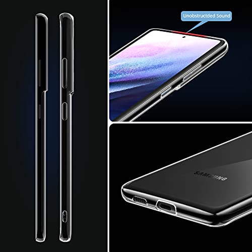 X-level Samsung Galaxy S21 Ultra Case Clear Ultra-Thin Slim Fit Soft TPU S21 Ultra Mobile Phone Cover Anti-Slip Grip Phone Case for Galaxy S21 Ultra-Clear - color: Clear