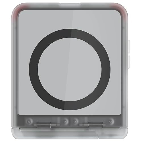 Ghostek Covert Clear Galaxy Z Flip 7 Case with Built-in Kickstand, MagSafe and Full Hinge Protection Designed for 2025 Samsung Galaxy Flip7 (6.9") (Clear) - color: Clear, size: Galaxy Z Flip 7