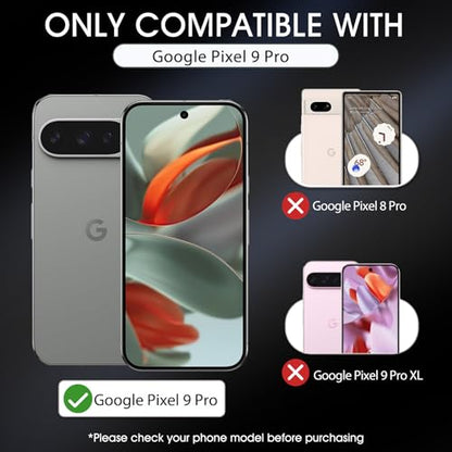 3 Pack Privacy Screen Protector for Google Pixel 9 Pro 6.3", Ultra-Thin Anti-Spy Soft TPU Hydrogel Protective Film for Google Pixel 9 Pro - Self-Healing, Touch Sensitive, Case Friendly - size: Google Pixel 9 Pro