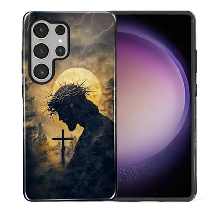 CARLOCA Case for Samsung Galaxy S26 Ultra,Faith Inspired Christians Scripture Design- Hybrid Dual Protection Soft TPU+ Hard PC,Shockproof Anti- Scratch Cover Men Women Stylish Protective Phone Case - color: Faith Inspired Christians Scripture, size: Galax