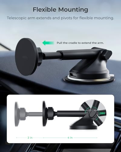iOttie iTap 3 Magnetic Dash & Windshield Car Mount for Smartphone iPhone 18 - style: Dash Mount