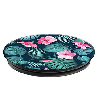 PopSockets: Collapsible Grip & Stand for Phones and Tablets - Hibiscus - color: Hibiscus