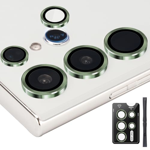Camera Lens Protector for Samsung Galaxy S24 Ultra, Green - color: Green