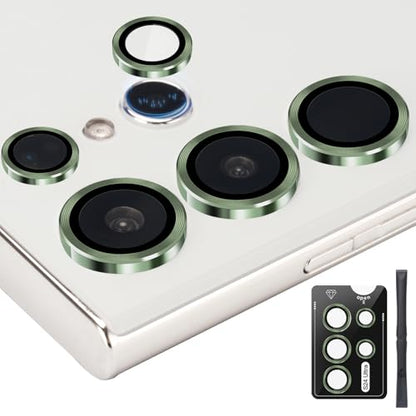 Camera Lens Protector for Samsung Galaxy S24 Ultra, Green - color: Green