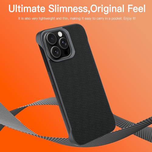 Phone Case Crafted for iPhone 15 Pro,Black - color: Black, size: iPhone 15 Pro