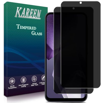 KAREEN Privacy Screen Protector for Samsung Galaxy A26 5G Tempered Glass