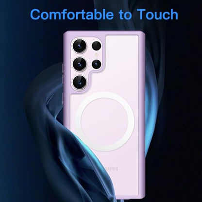 JETech Magnetic Case for Samsung Galaxy S23 Ultra, Lilac - color: Lilac