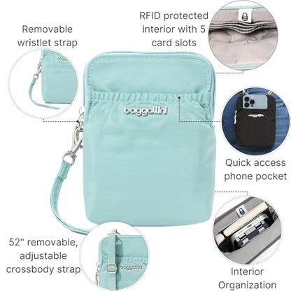 Baggallini RFID Bryant Pouch - color: Seaglass